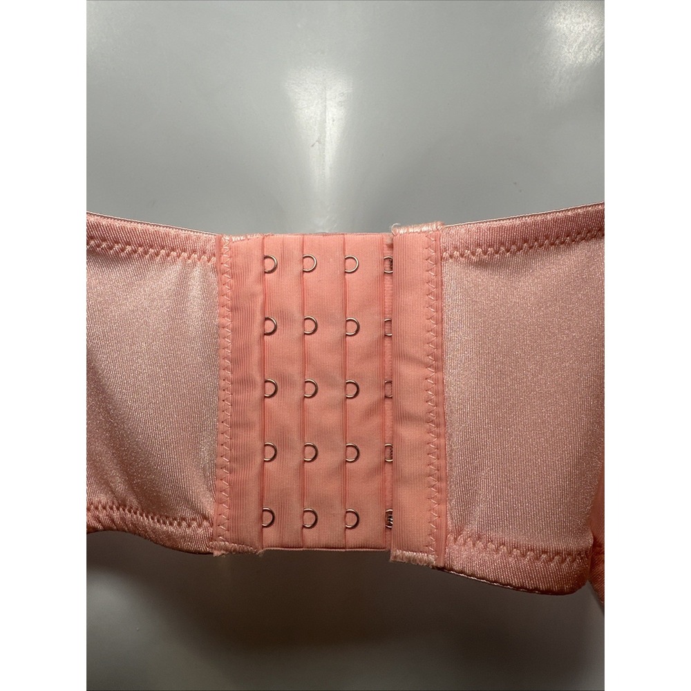 Windsor‎ Top Womens XL Soft Pink Lace Bustier Crop Top with Rhinestones - Picture 5 of 11